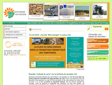 Tablet Screenshot of biomasse-normandie.org